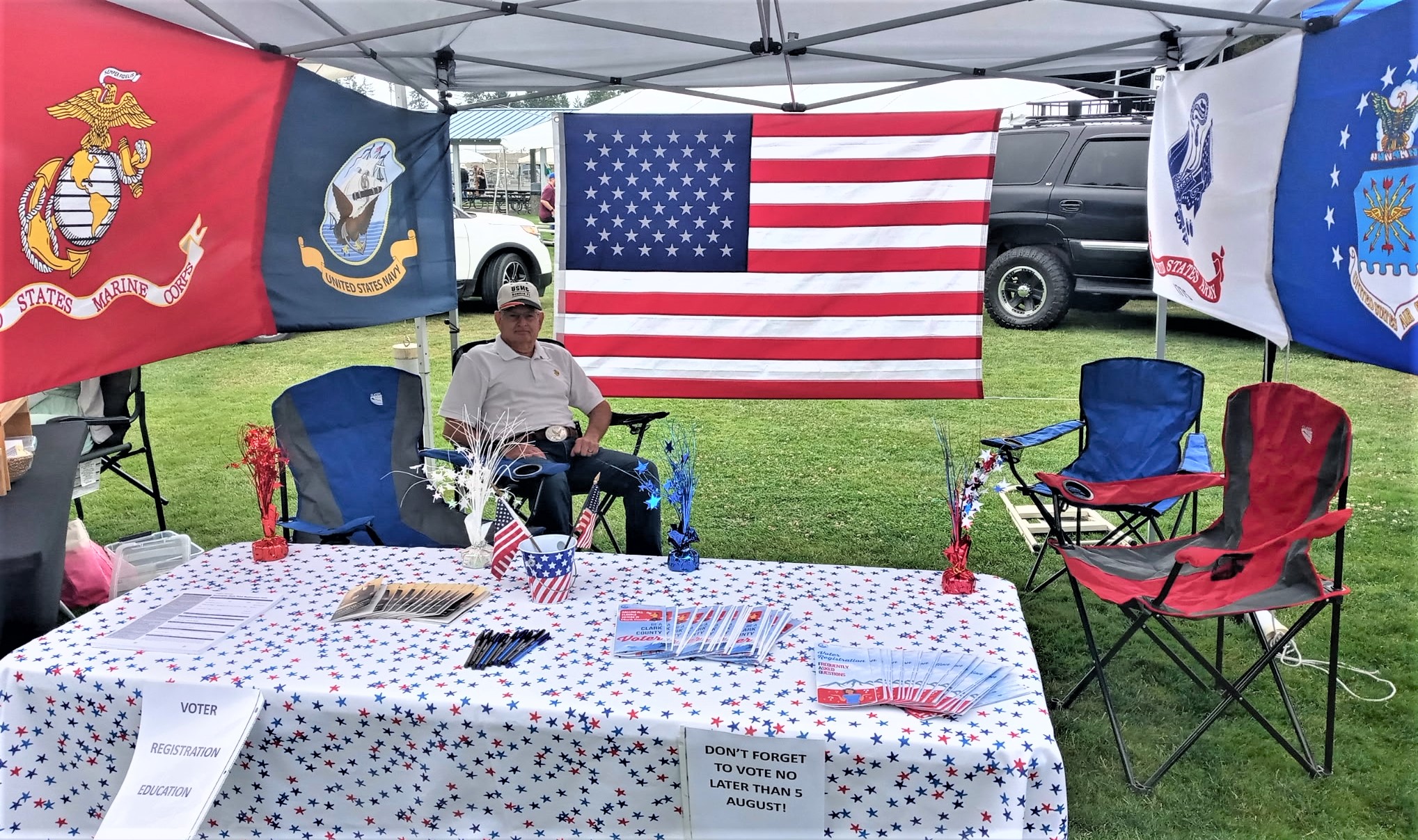 La Center Our Days and Voter Registration/Education Booth‍