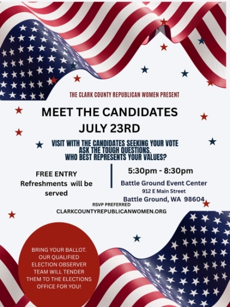 CCRW Candidates Meet & Greet, Ballot Harvest