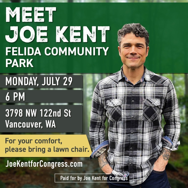 Meet Joe Kent Felida Community Park