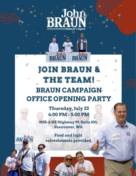 Braun Campaign Office Opening Party