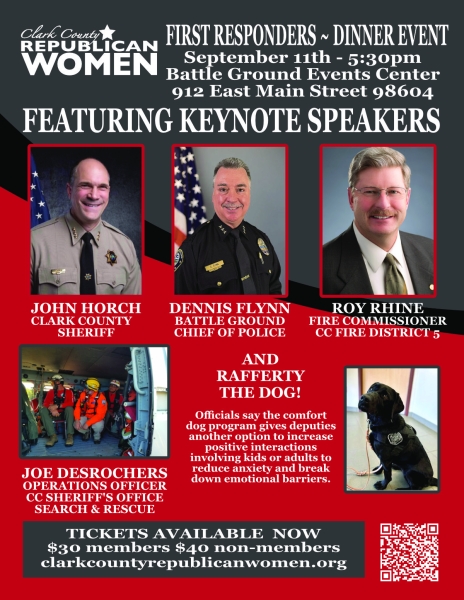 CCRW Dinner - Keynotes-First Responders