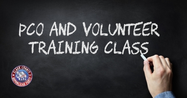 PCO and Volunteer Training Class