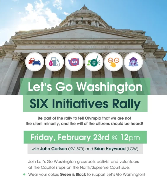 SIX Initiatives Rally in Olympia